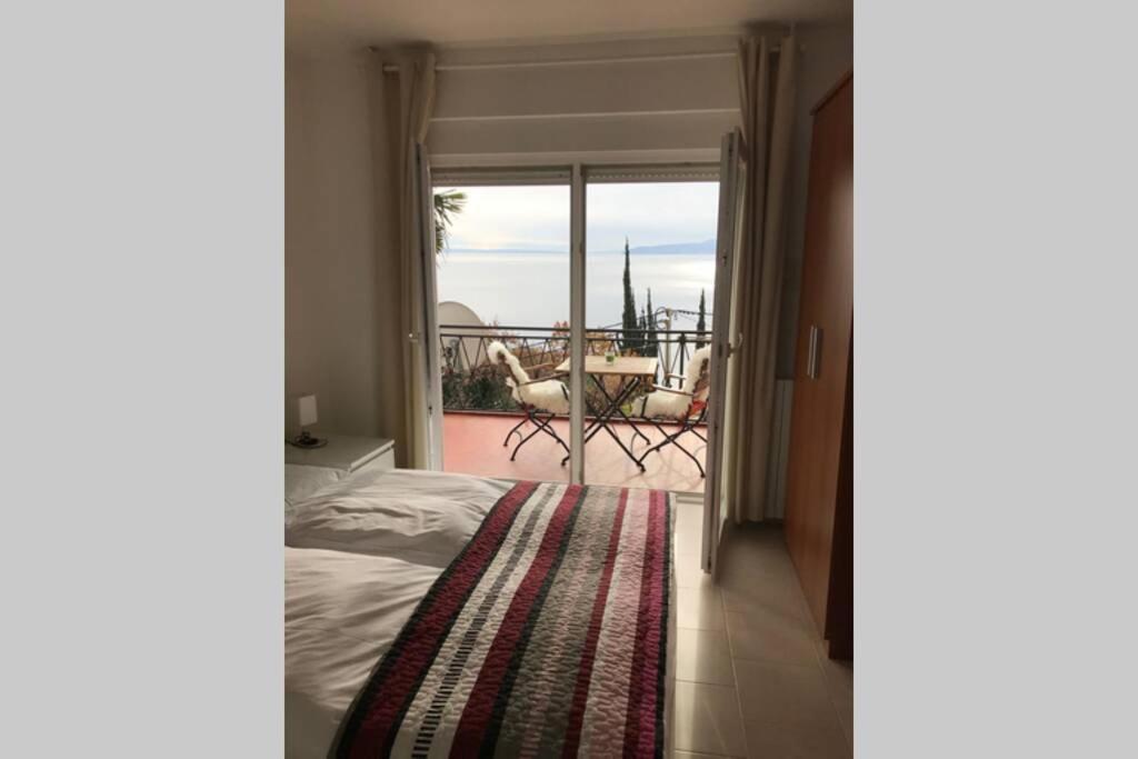 Breathtaking Sea View App For 2+1, Bbq ...... Lägenhet Opatija Exteriör bild